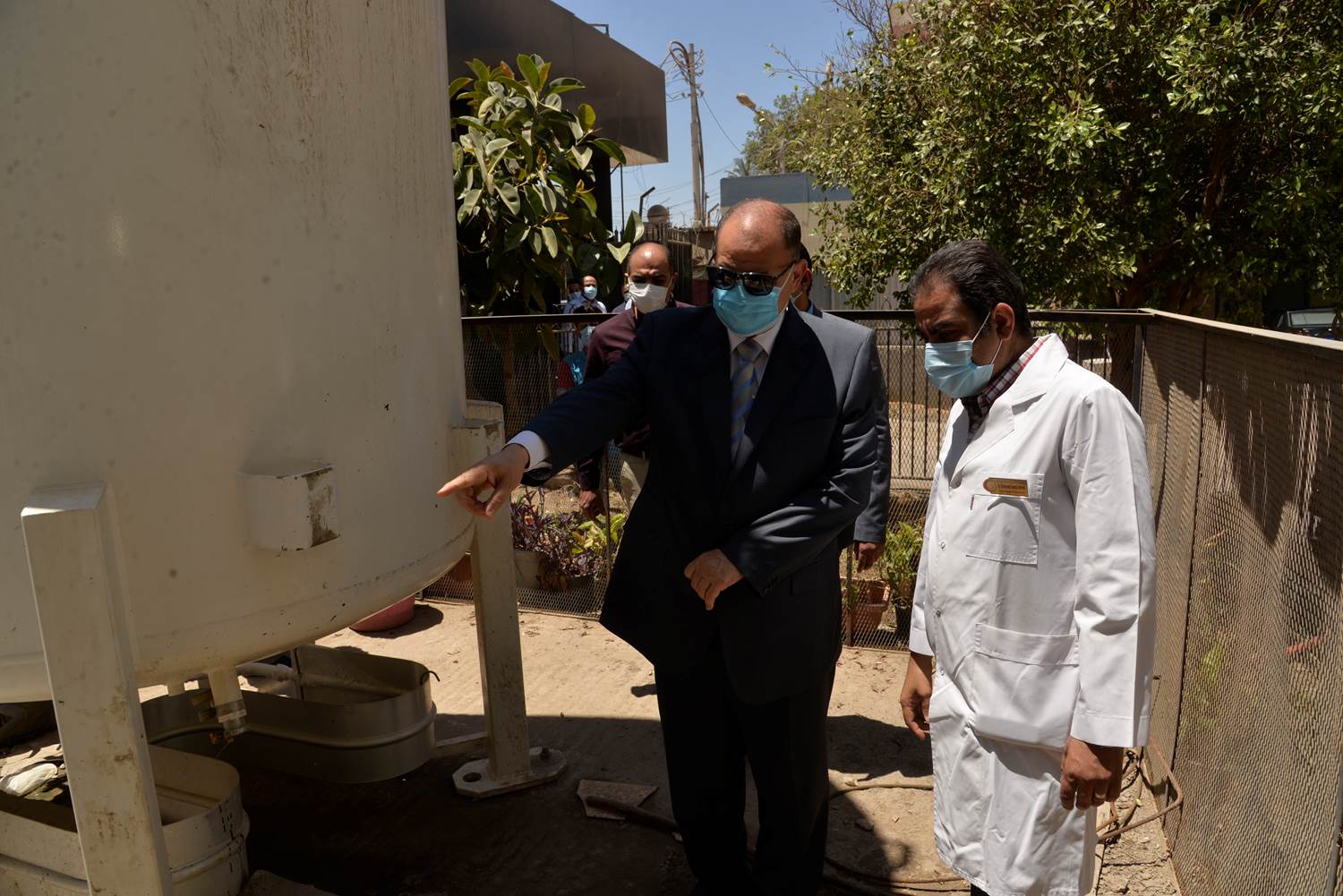 تفقد مولد الاكسجين بمستشفى الايمان العام (3)