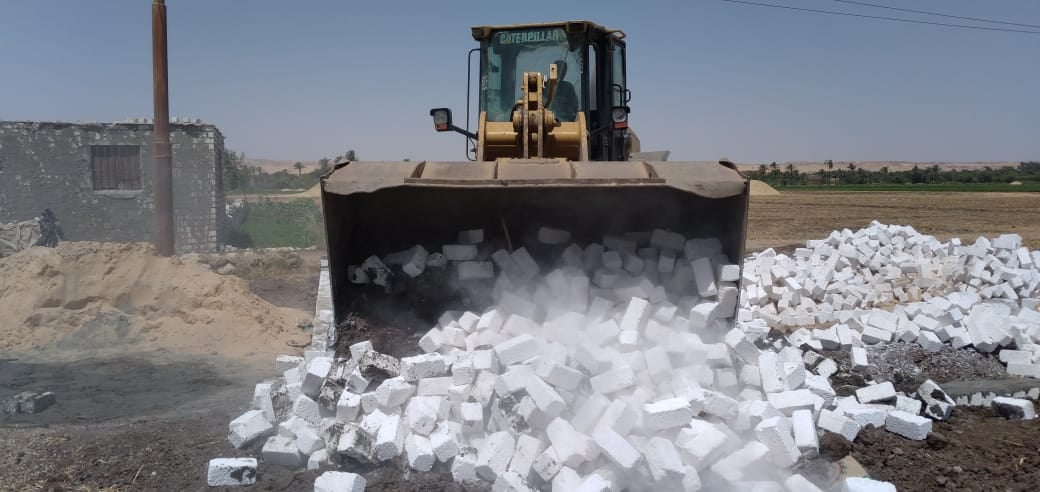 حملات ازالة تعديات على اراضى زراعية بأسيوط (4)