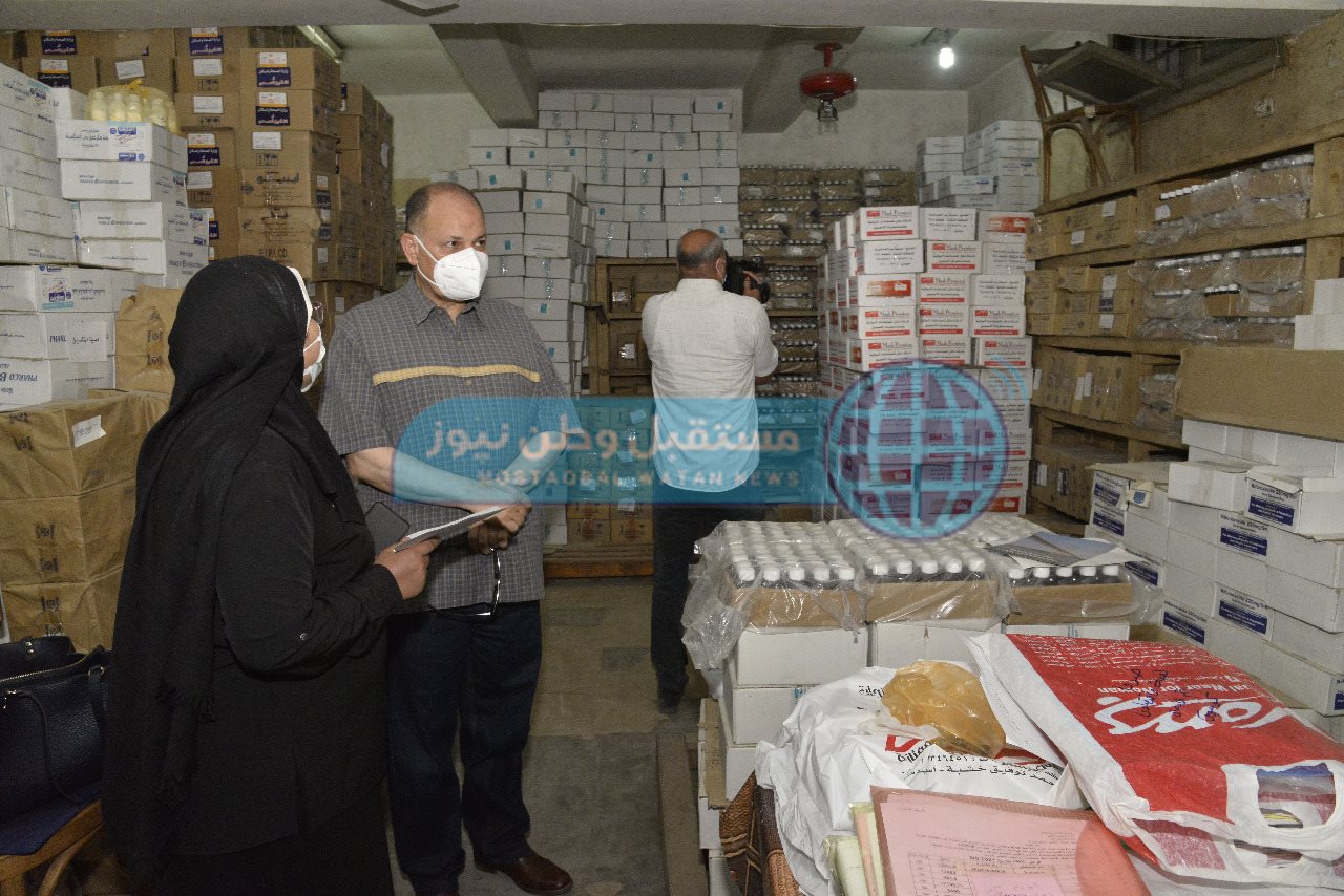 تفقد مخزن الادوية الرئيسى بحى شرق (1)