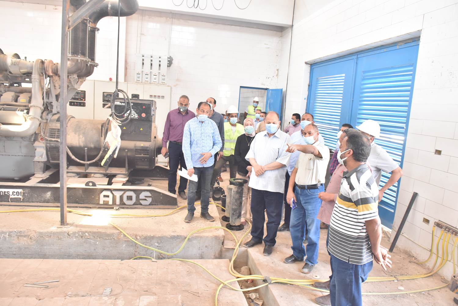 محافظ أسيوط يتفقد أعمال إنشاء المرحلة الثانية من محطة صرف صحي عرب المدابغ (5)