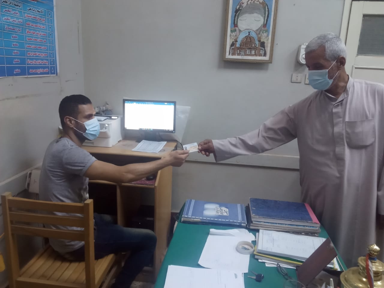 فتح مراكز الشباب لاستقبال المواطنين الراغبين في التسجيل لتلقي لقاح كورونا (6)