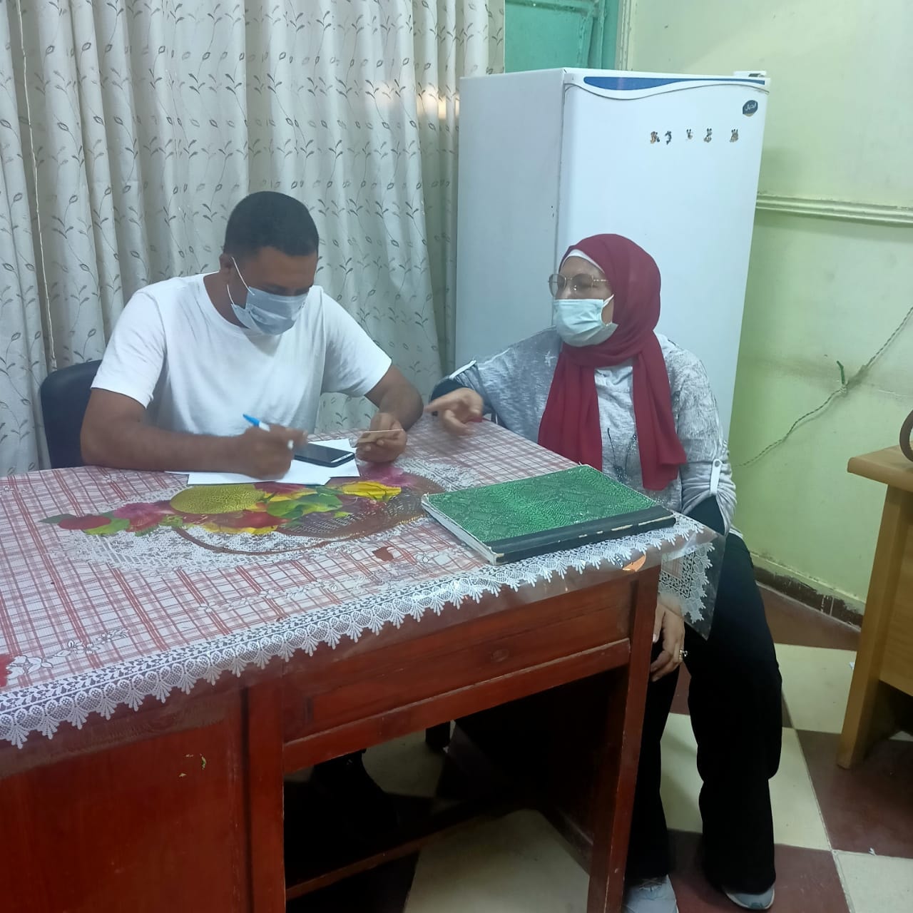 فتح مراكز الشباب لاستقبال المواطنين الراغبين في التسجيل لتلقي لقاح كورونا (1)