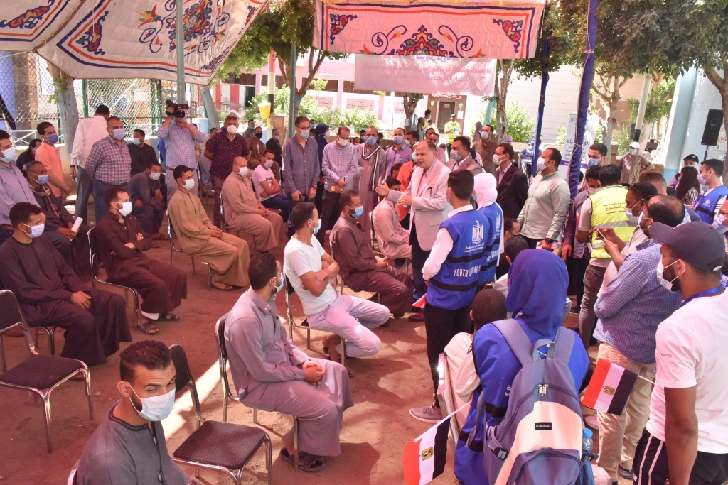 حملة لقاح كورونا بمركز شباب ناصر (10)