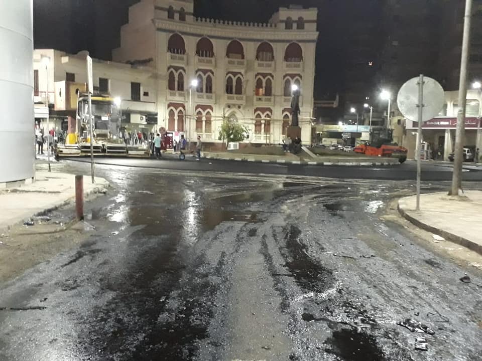 رصف ميدان البنوك (9)