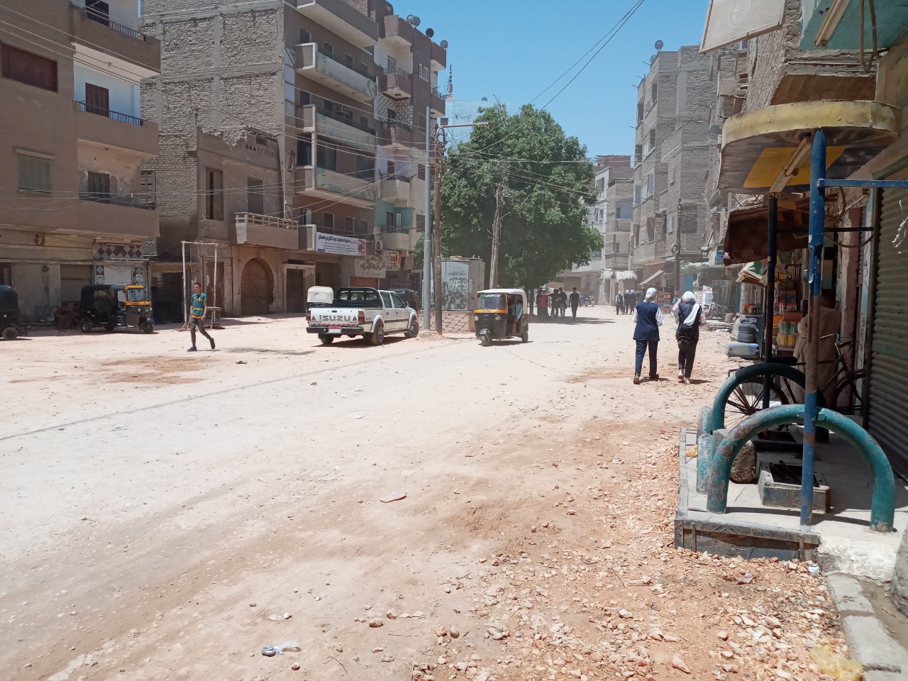 رصف شوارع القوصية (3)