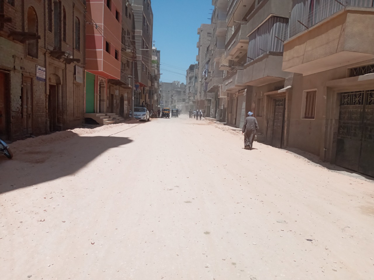 رصف شوارع القوصية (2)