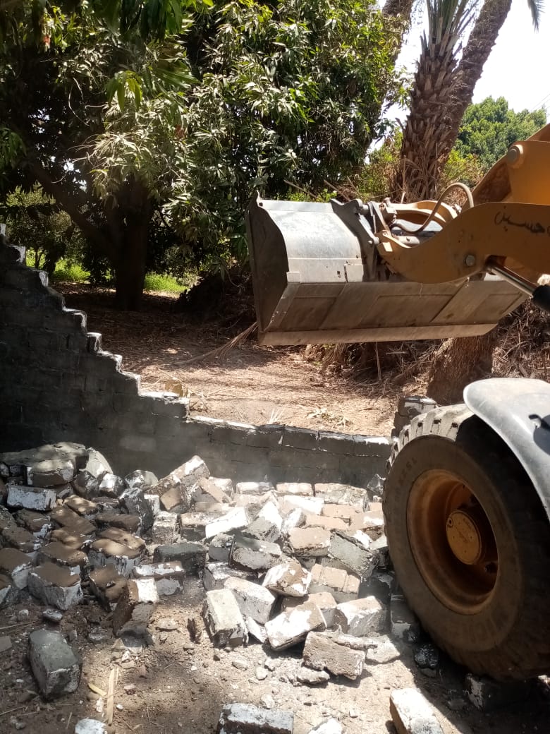 حملة ازالات بمراكز أسيوط (5)