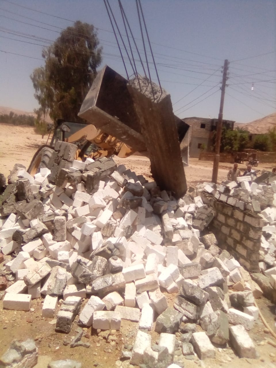 حملة ازالات بمراكز أسيوط (2)