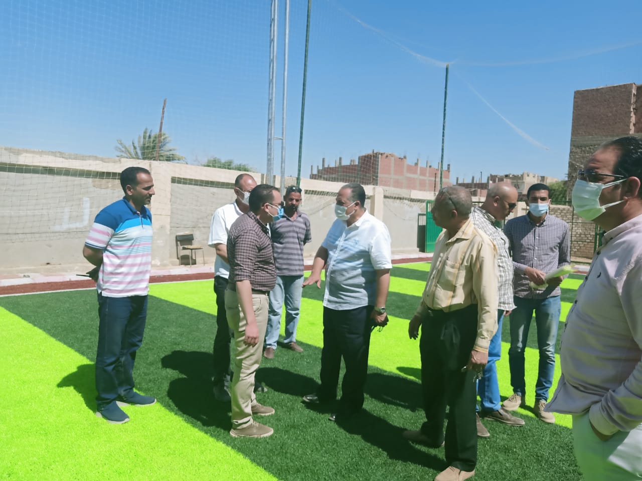 استمرار متابعة تنفيذ مشروعات تطوير الريف المصري والسكرتير المساعد يتفقد مشروعات قرى ديروط (8)