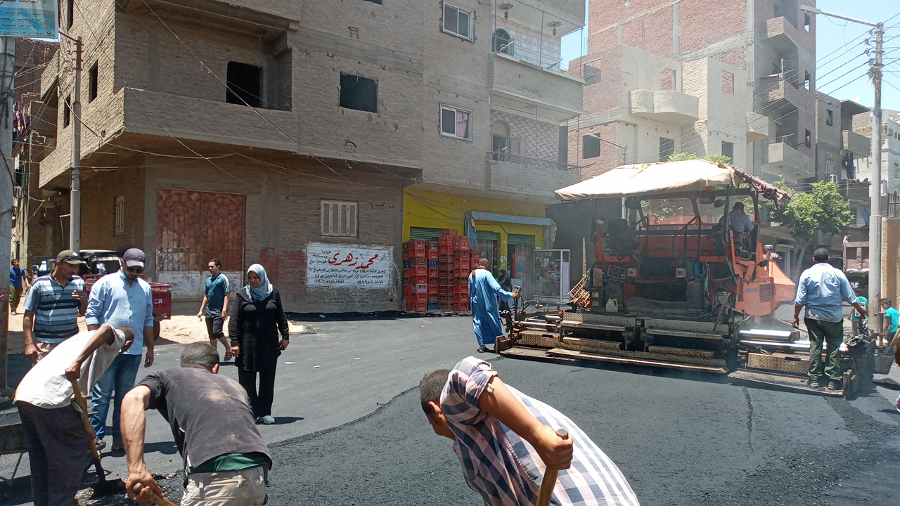 رصف مركز القوصية (2)