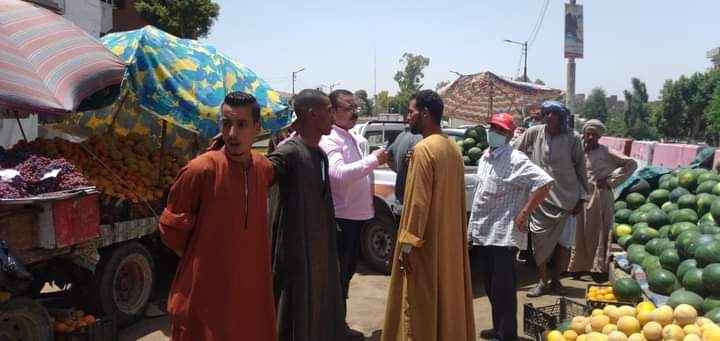 حملات للنظافة وإزالة الإشغالات والتعديات على الأراض الزراعية بالفتح  (8)