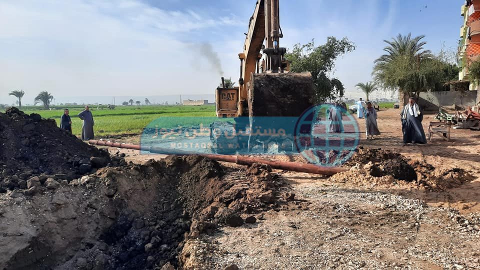إزالة تعدي على نهاية ترعة جنابية باقور الثانية  (8)