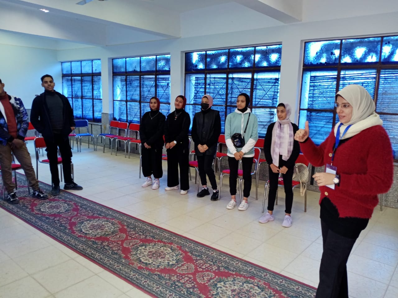 تنفيذ برنامج  دورنا في 3 مراكز شباب بواحة الخارجة  (1)