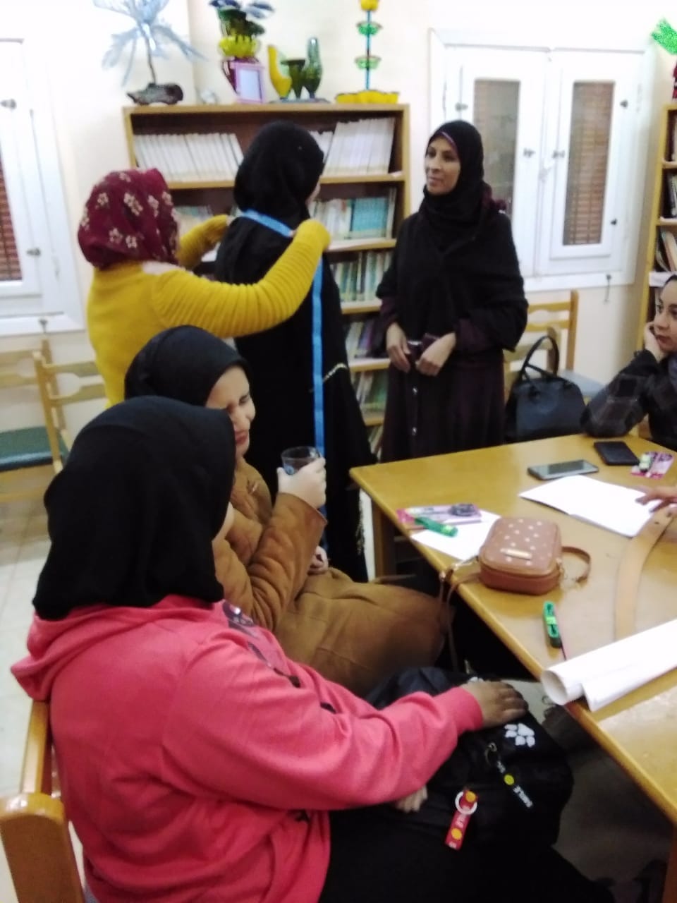 اطلاق ملتقى حرفي للفتيات في مركز بالوادي الجديد  (4)