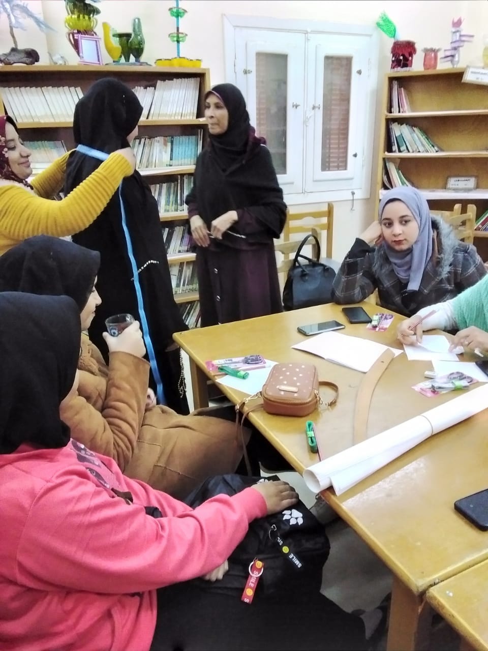 اطلاق ملتقى حرفي للفتيات في مركز بالوادي الجديد  (5)