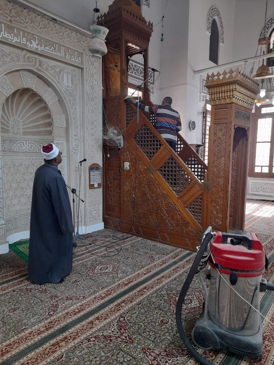 أوقاف الوادي الجديد تجهز 330 مسجدا لأداء صلاة التراويح في رمضان  (5)