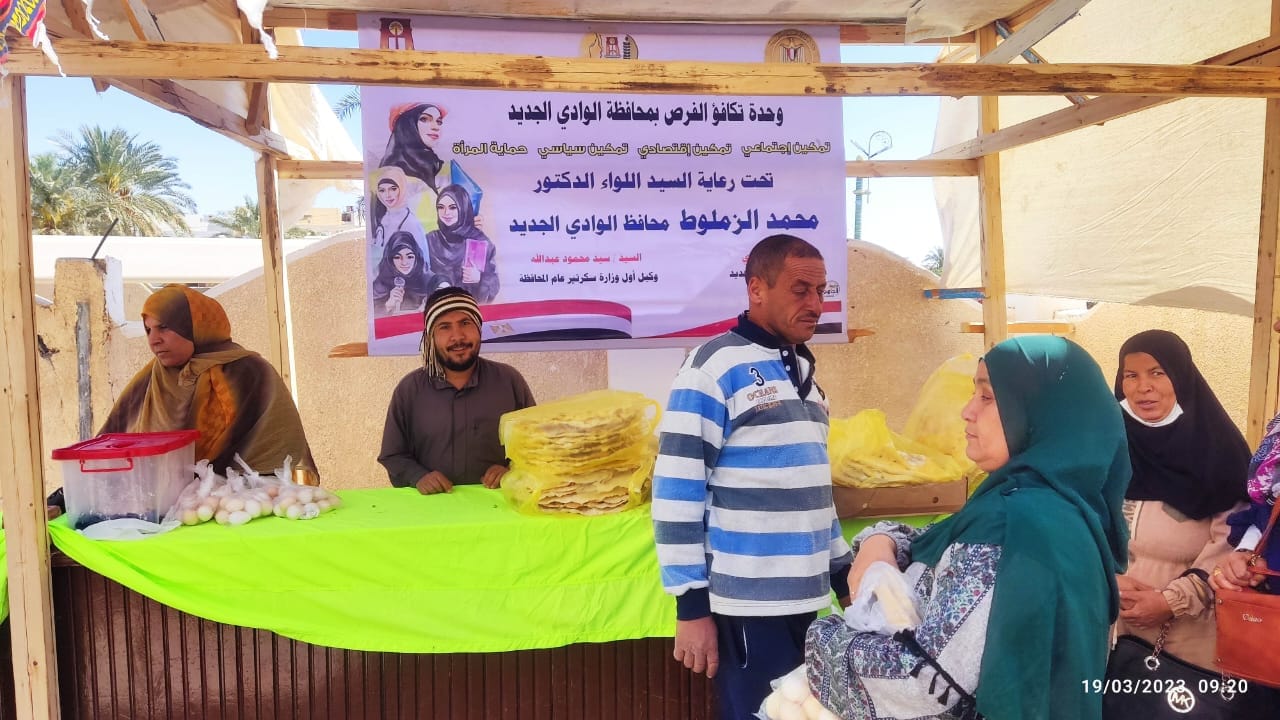 سيدات 4 قرى..افتتاح معرض قريتى منتجة في الوادي الجديد (5)