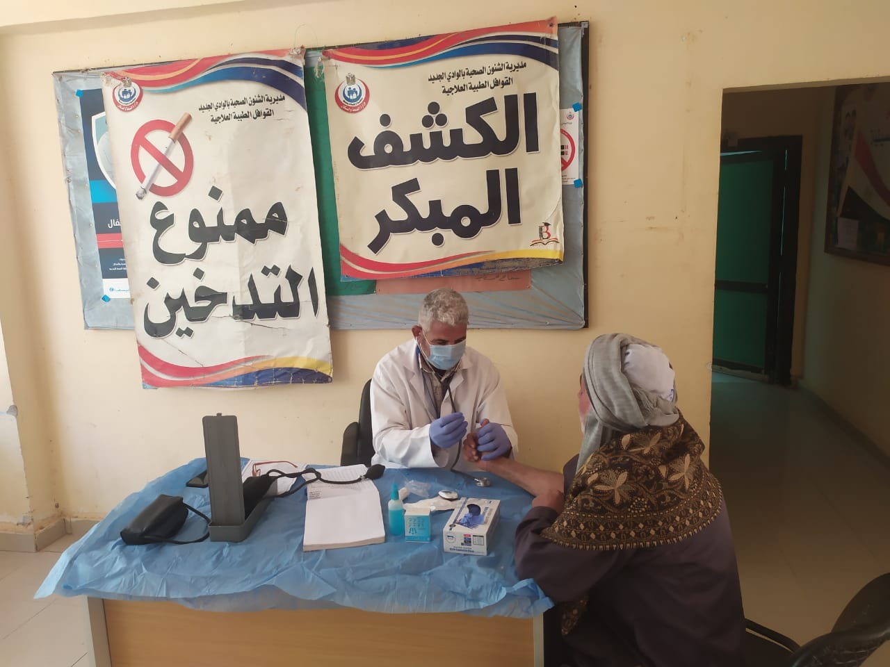 قافلة طبية مجانية لقرية الجزائر بمركز الخارجة في الوادي الجديد (5)