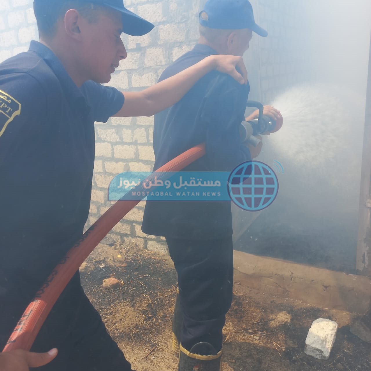 اندلاع حريق في حظائر ماشية بمركز الخارجة في الوادي الجديد  (2)