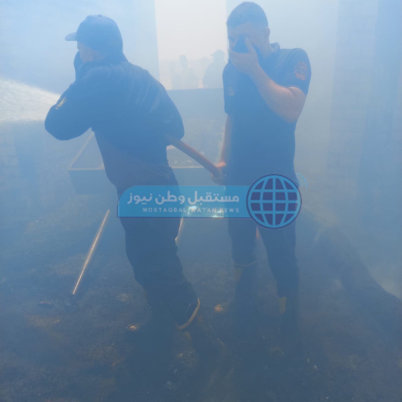 اندلاع حريق في حظائر ماشية بمركز الخارجة في الوادي الجديد  (3)