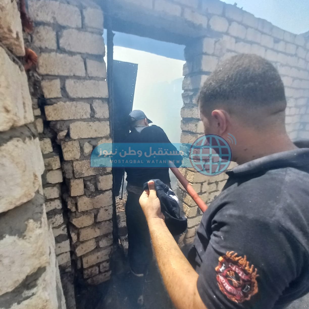 اندلاع حريق في حظائر ماشية بمركز الخارجة في الوادي الجديد  (5)