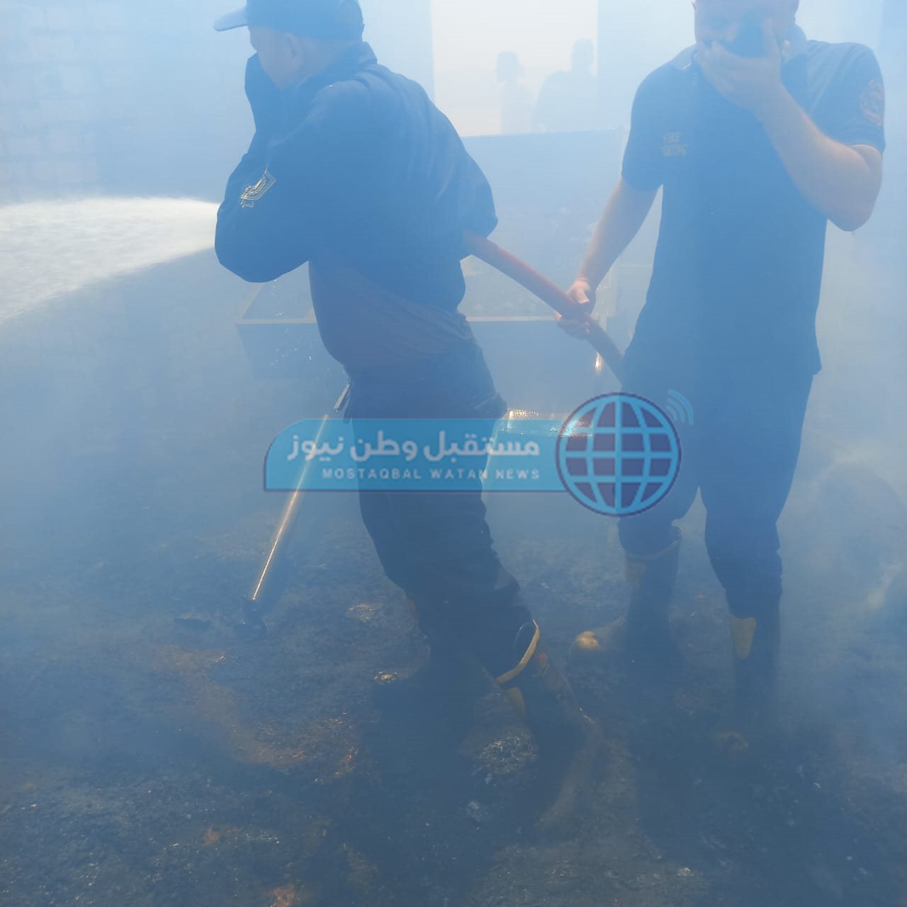 اندلاع حريق في حظائر ماشية بمركز الخارجة في الوادي الجديد  (6)