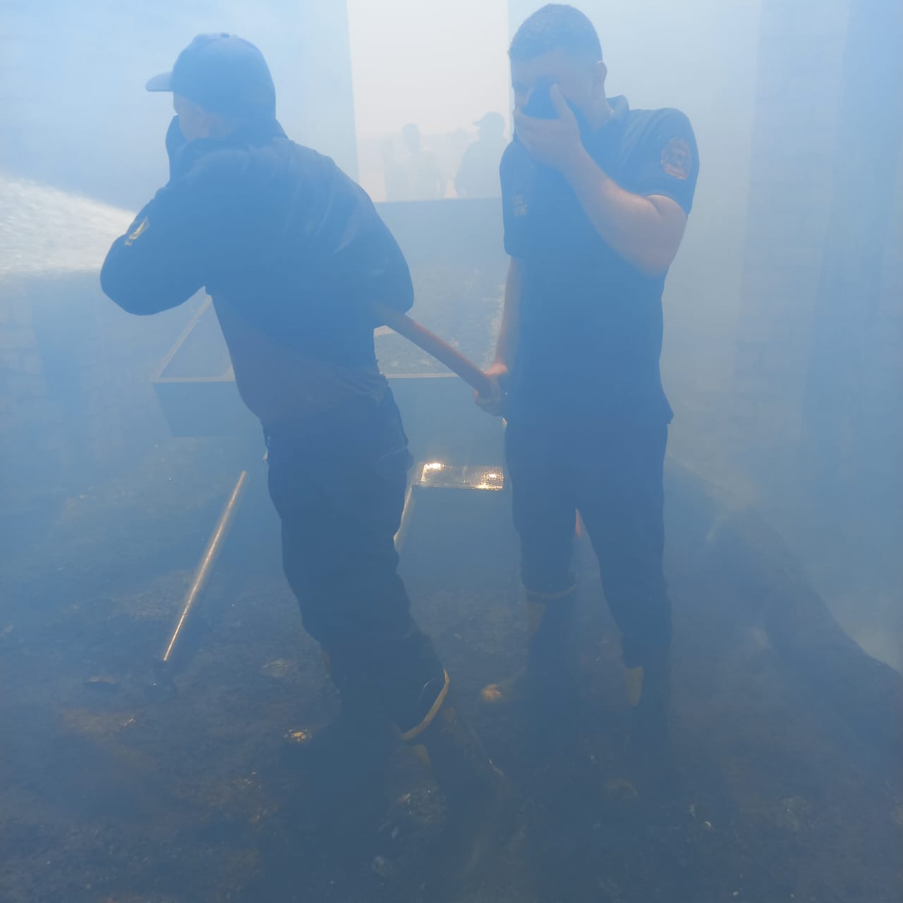 اندلاع حريق في حظائر ماشية بمركز الخارجة في الوادي الجديد  (3)