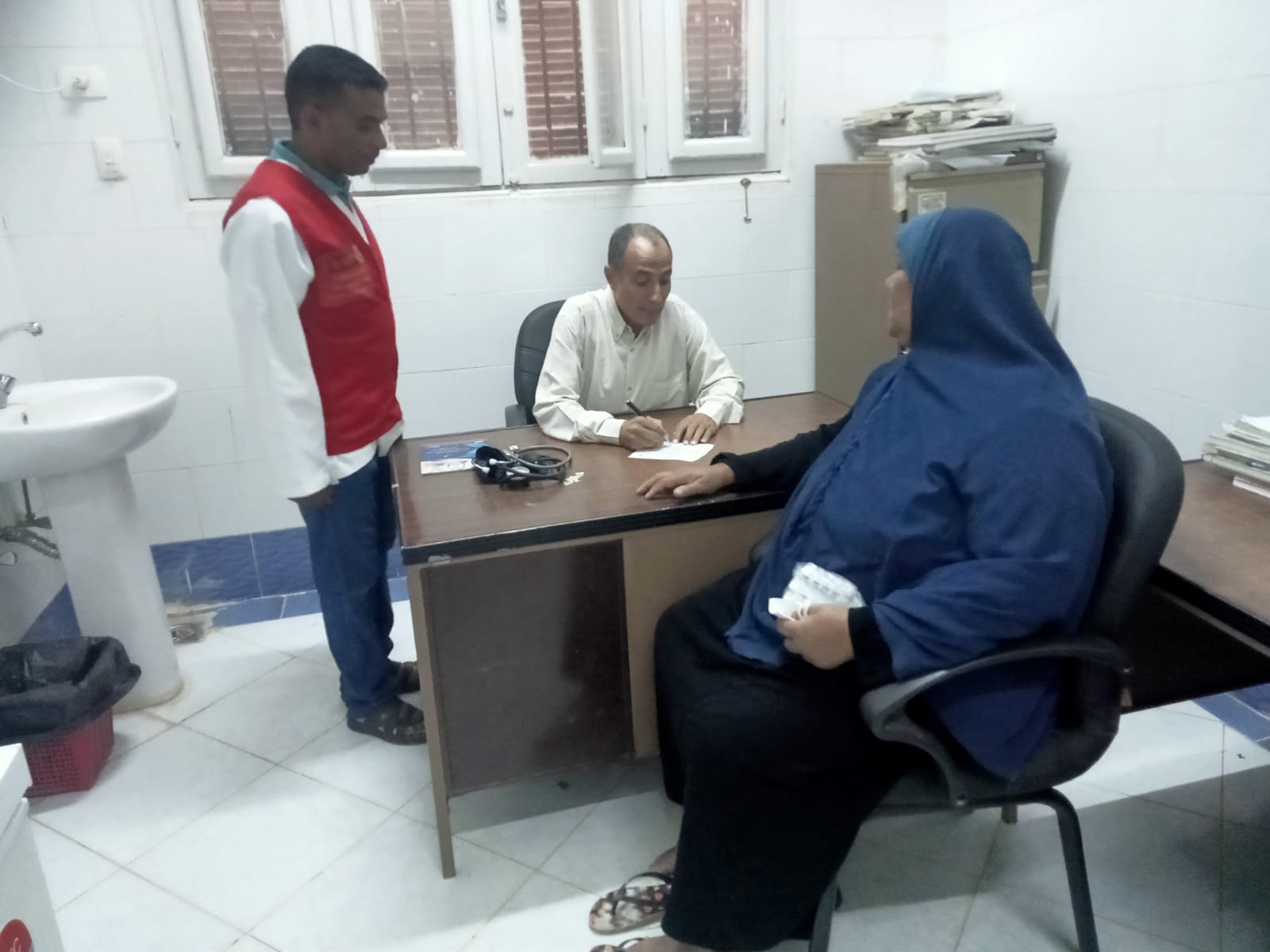 جانب من قافلة قرية بولاق بالخارجة