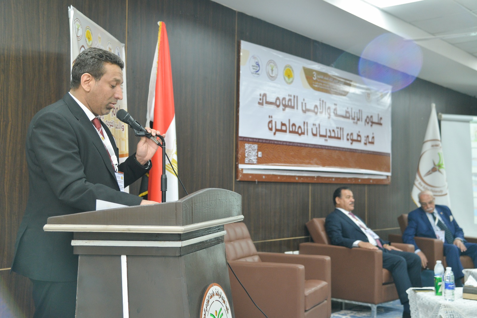 جانب من فعالياتا المؤتمر العلمي بعلوم الرياضة بالوادي الجديد (1)