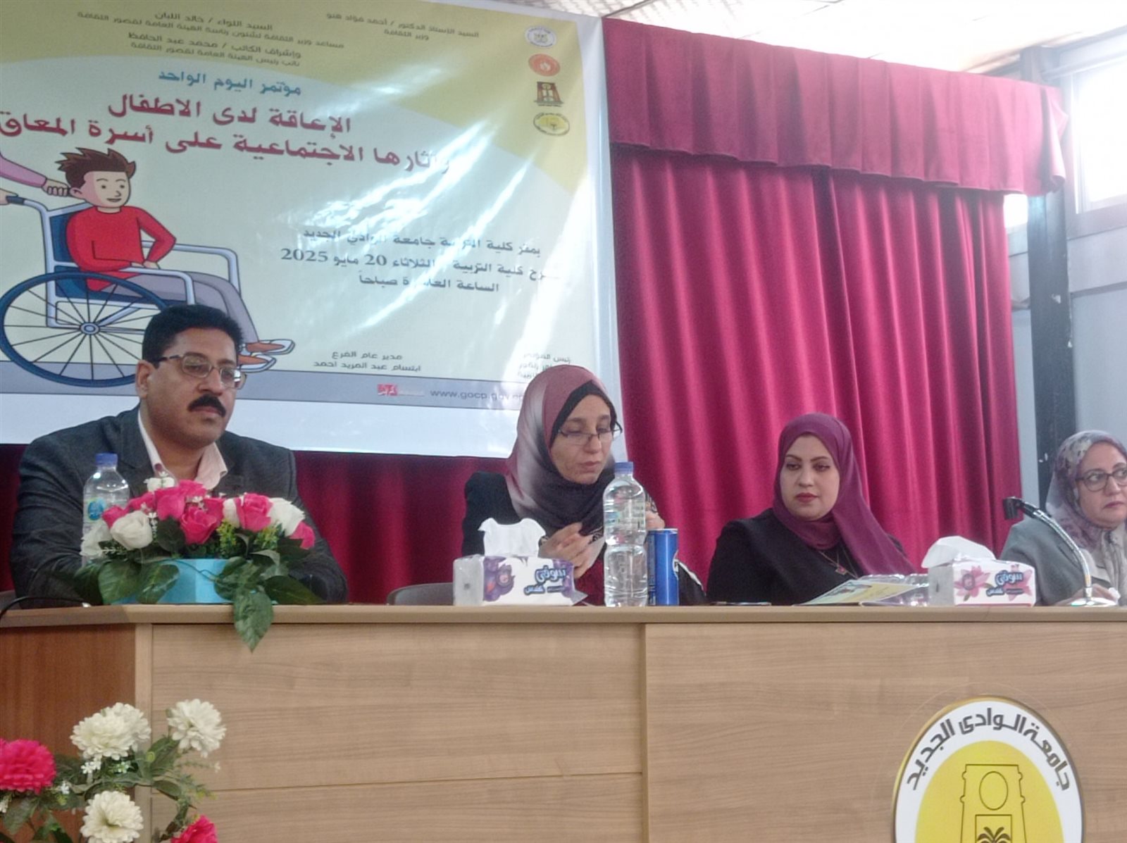 جانب من مؤتمر الاعاقة بتربية الوادي الجديد (6)