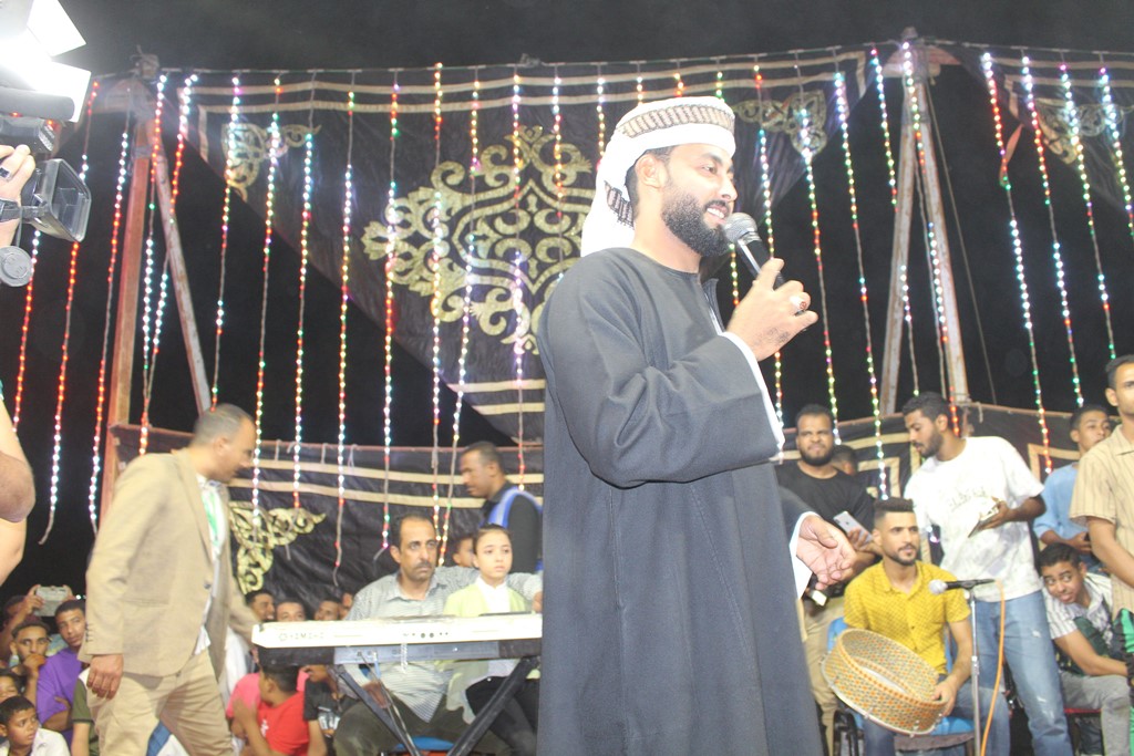 المنشد احمد الأقصري يحيى حفل الوادي الجديد بالعيد القومي (3)