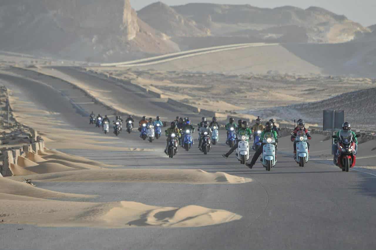 رالي تحدي عبور مصر يمر بمركز الداخلة (4)