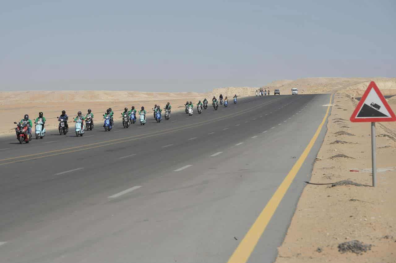 رالي تحدي عبور مصر يمر بمركز الداخلة (12)